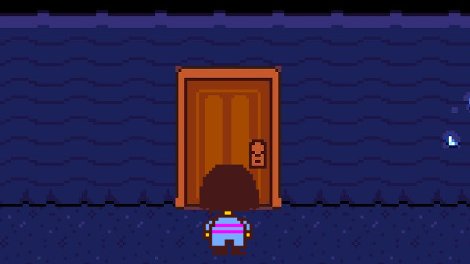 Random_Frisk's tweet photo. *You return to the Underground once again, looking back on the memories of your adventures long ago...
*...
*...you don't remember this door being here before. https://t.co/PfnuZNhN4p