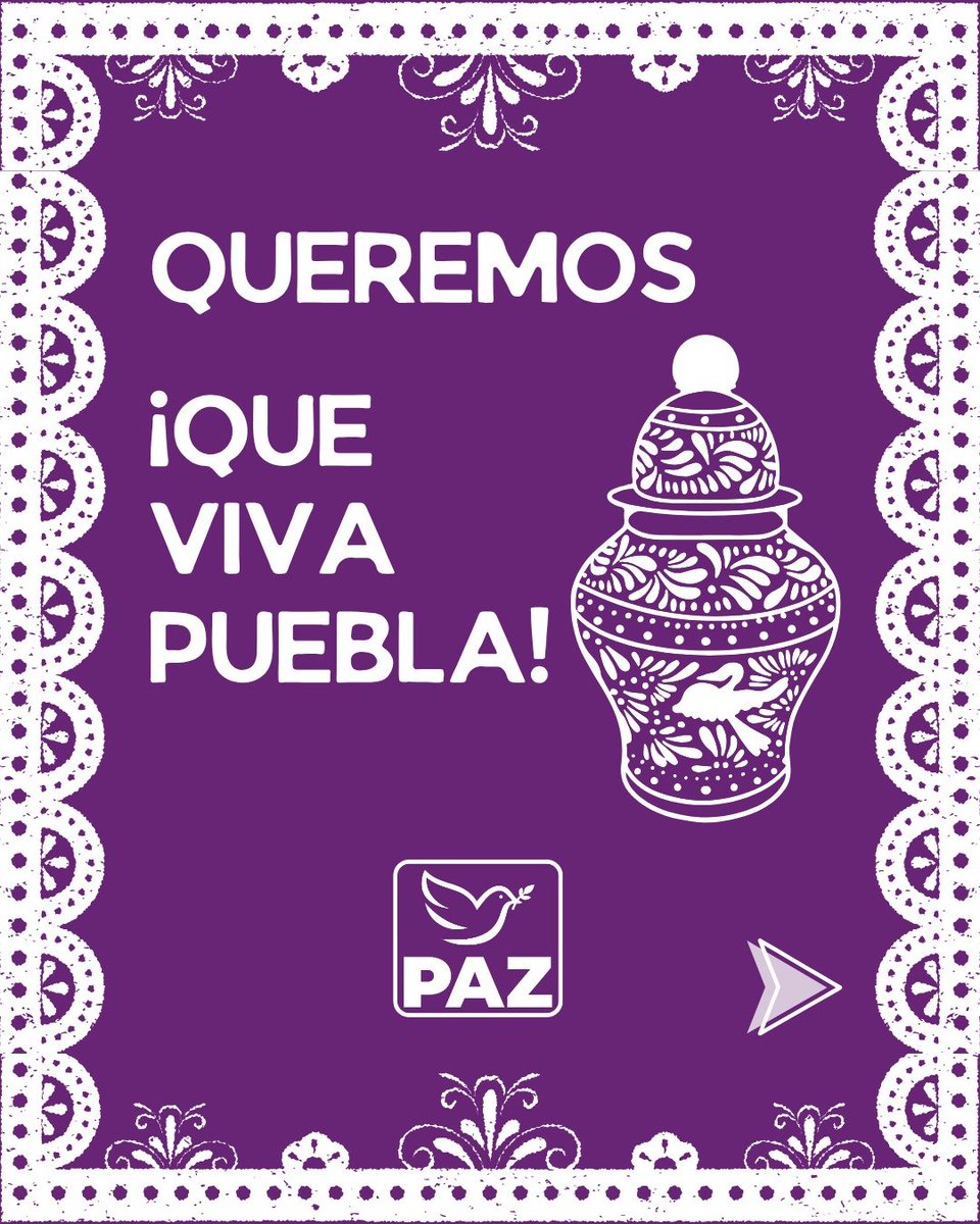 PartidoPazPue's tweet photo. Esta noche levantamos la voz por el México que somos y por el México que queremos construir. 🇲🇽

¡Viva nuestra gente!
¡Viva Puebla!
¡Viva México!

Y que viva siempre en PAZ. 🕊️

#PueblaMerecePAZ #MéxicoMerecePAZ https://t.co/1CugMRT41j