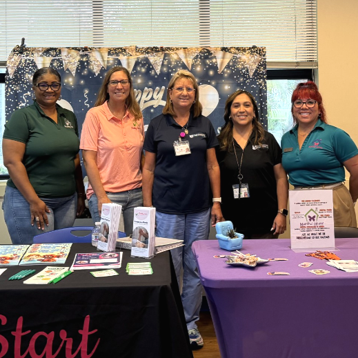 FCHCinc's tweet photo. 💙 Grateful for @FLHealthyStart and Martha's House for joining us at our Dr. Fred Brown location in #Okeechobee, connecting families with vital resources and support.

#FCHC #HealthyStart #MarthasHouse https://t.co/cizDSfTBxe