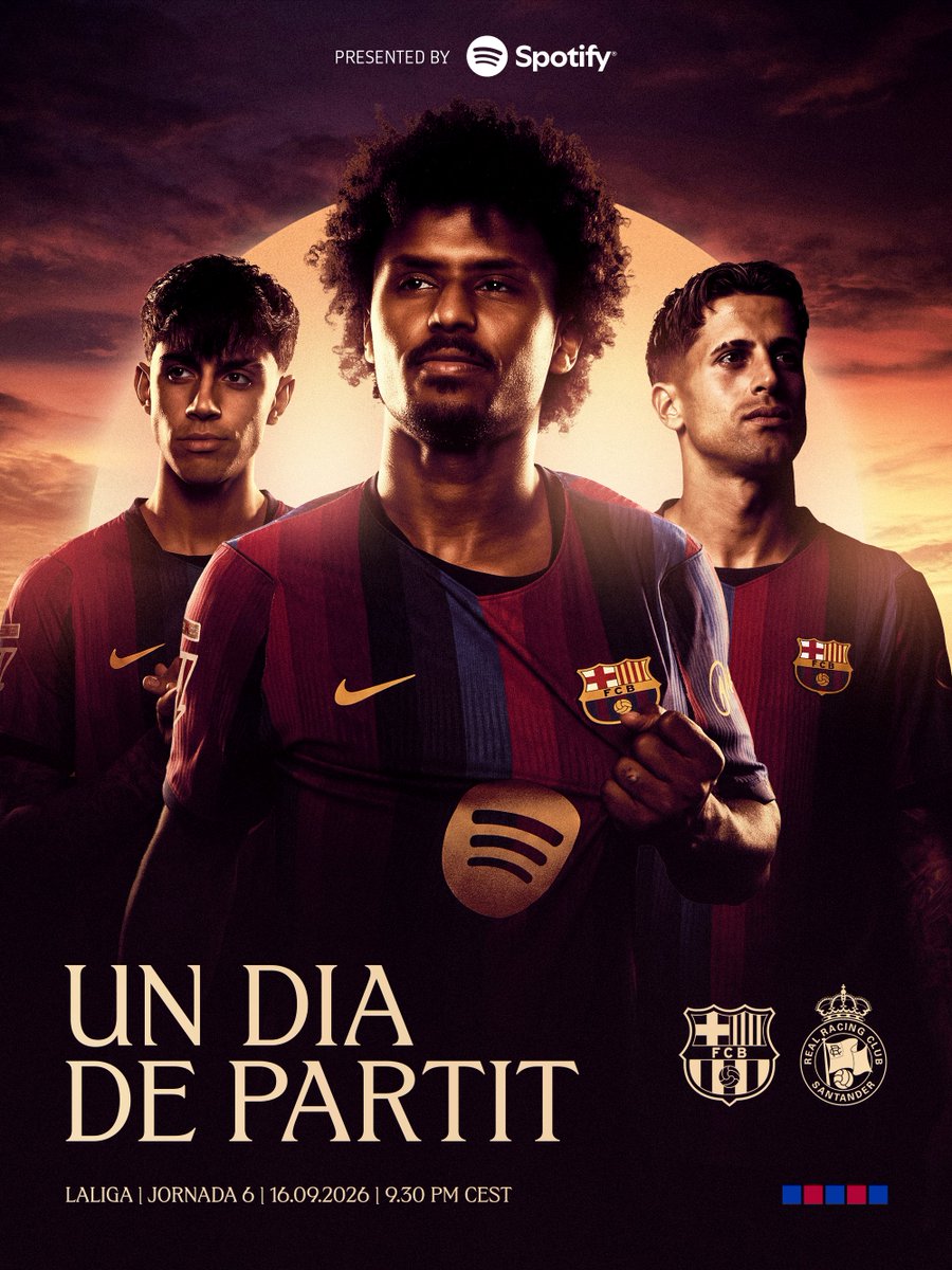 FCBarcelona's tweet photo. 𝗠𝗔𝗧𝗖𝗛𝗗𝗔𝗬 𝟲 𝗔𝗧 𝗛𝗢𝗠𝗘 🔵🔴 https://t.co/CuPkruXnFP