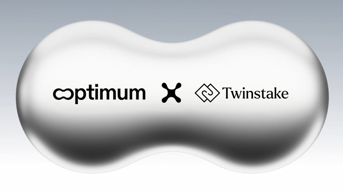 get_optimum's tweet photo. New mump2p testing partner: @twinstake_io

As an institutional staking provider, @twinstake_io is focused on delivering strong validator performance for its clients.

Over the past 12 months, they’ve delivered a MEV APR around 35% above the Ethereum network average, and we’re excited to see how mum2p's ultra-fast data propagation can help push that performance even further.

Welcome aboard 🤝