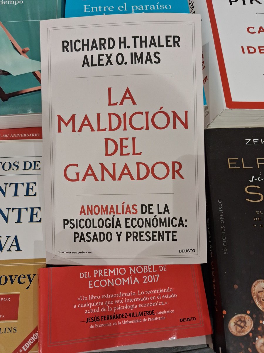 juanfga's tweet photo. Buena pinta este libro de @R_Thaler y @alexolegimas que he visto esta mañana en @casadellibro, publicado en mayo 2026 por @EdicionesDeusto. Recomendado además por @JesusFerna7026 https://t.co/Dt2z4igt8y