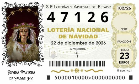 PastoraPadrePio's tweet photo. Ya está disponible en nuestra Hermandad la lotería de Navidad. 

¡No te quedes sin la tuya! https://t.co/sLtNcjIVwd