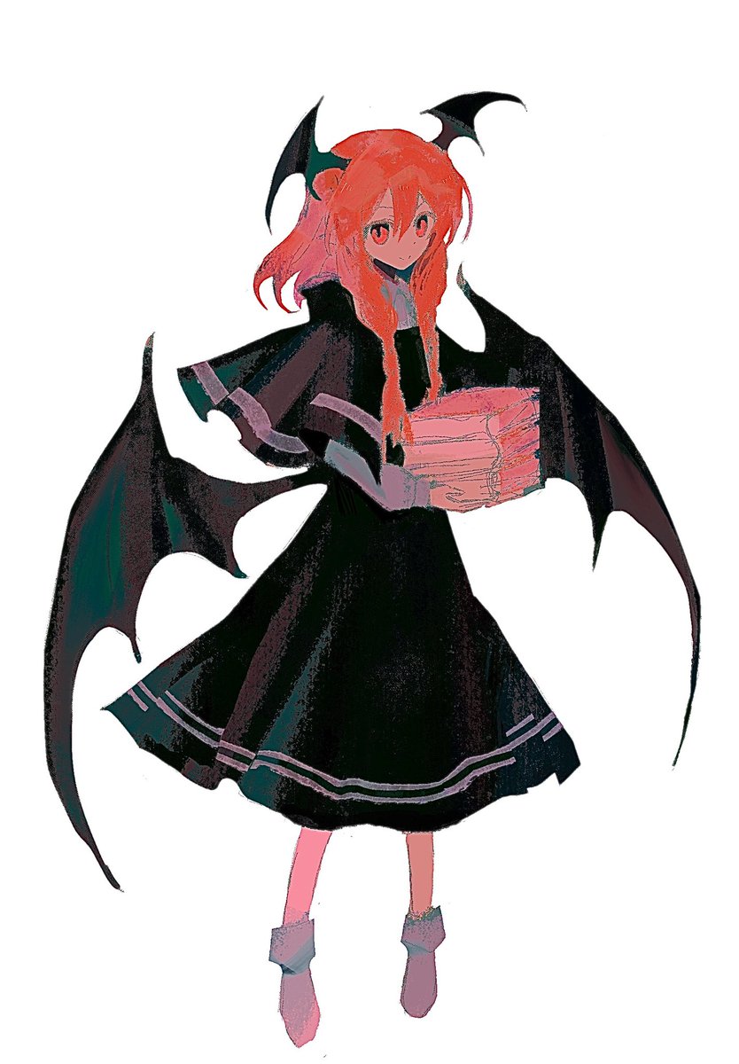 Leaves_knyr's tweet photo. リメイクこあくまと過去絵こあくまちゃん https://t.co/9hNx6XeVqz