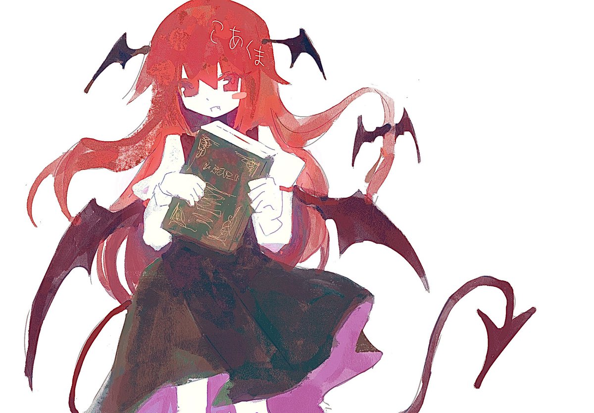 Leaves_knyr's tweet photo. リメイクこあくまと過去絵こあくまちゃん https://t.co/9hNx6XeVqz