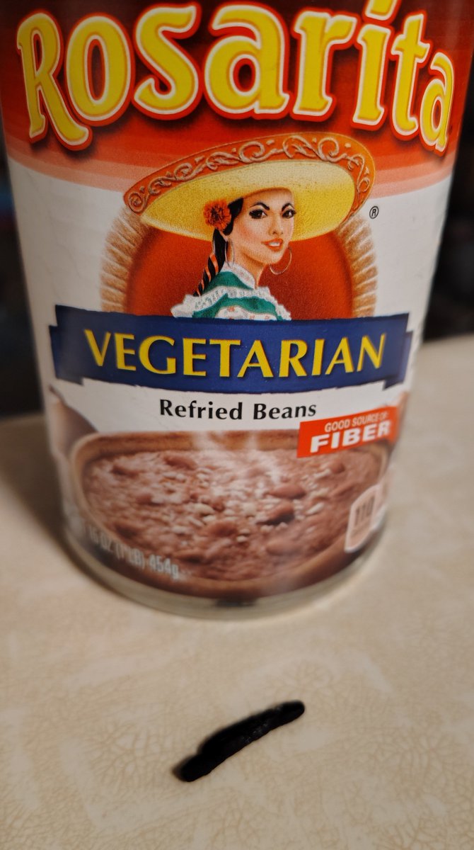 Grimedog2's tweet photo. @ConagraBrands kind of gross to bite into rubber in my bean burrito. https://t.co/2FMzek1t4A