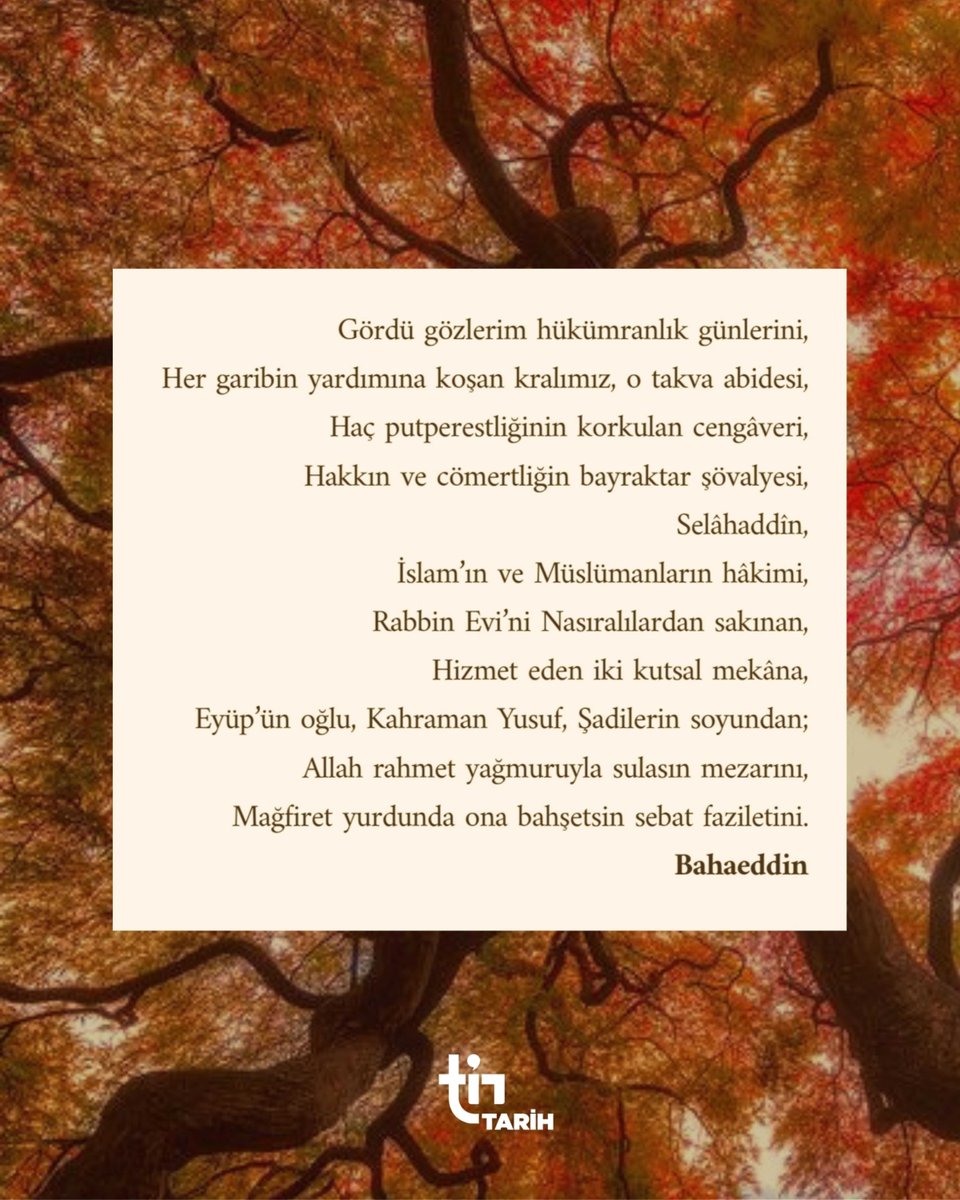 tintarih's tweet photo. Selahaddin’i yakından tanıyan bir ismin tanıklığıyla, tarihin içinden gelen güçlü bir portre.

Selahaddin: Kudüs Krallığının Düşüşü, Tin Tarih Yayınları’nda! https://t.co/avOb6mnsYB