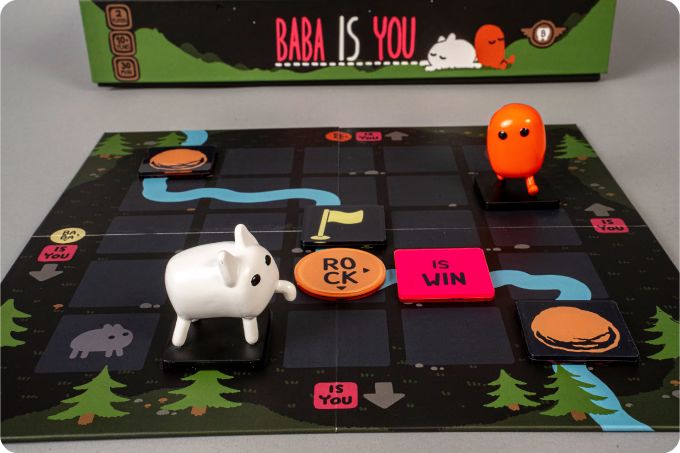 4GamerNews's tweet photo. ボドゲ版「Baba Is You」のクラファン開始！
https://t.co/51eNy8sCJB

・49ドルから支援可能
・日本への送料はゲーム1本で29ドル
・対応言語は英語のみ
・他言語版の展開は早くても2027年後半以降 https://t.co/gqP0hzWvE1