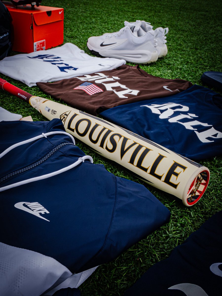 RiceBaseball's tweet photo. All geared up 😮‍💨

#RepTheR https://t.co/hAJVbB5zcn