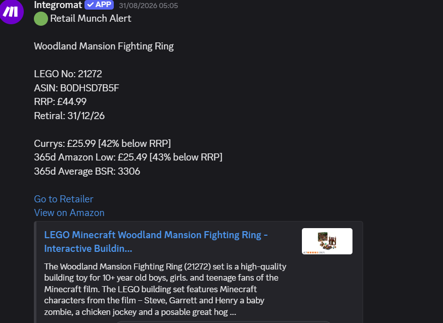 LegoMuncherDisc's tweet photo. Some lovely Munches by our Retail Bot during the testing phase!
#lego #investing #FBA https://t.co/cF5TSU6mzj