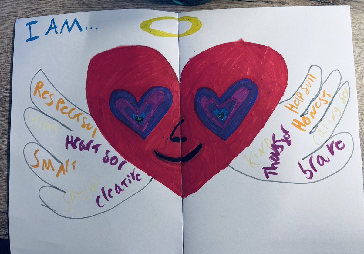 WDCEducation's tweet photo. Making Space @ Whitecrook Primary this week was all about positive self talk (P6/7) and the beauty of trees (P4/5) lots of space for creative expression https://t.co/AugiOrQsd3