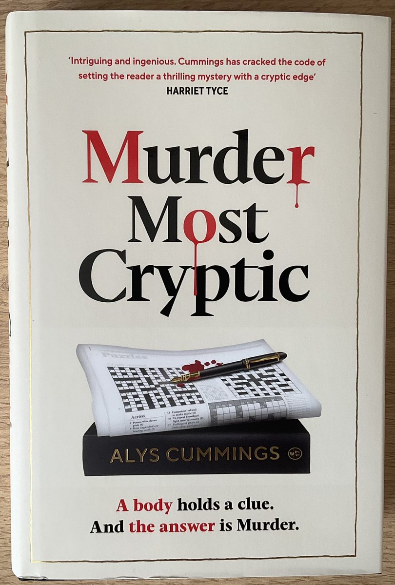 Lindahill50Hill's tweet photo. Not sure if I owe thanks to Frankie or @lilyyevanss for this cracking surprise finished copy of #MurderMostCryptic by @AlysEliza out from @MichaelJBooks 8th October, but thank you!
https://t.co/Rh3qgXdG79 https://t.co/e8LNsV7gpY
