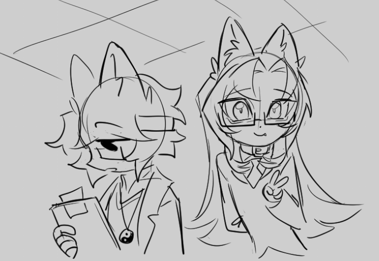 Nopedog_'s tweet photo. a little interaction 
#wifiesona #Clonefies [1/2] https://t.co/a2yZuu90tq