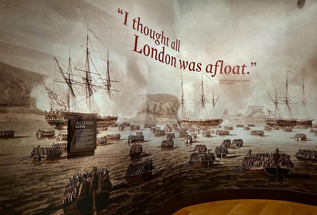AmRevMuseum's tweet photo. This reproduction in our core galleries depicts the British attack on American forces at Kip’s Bay #onthisday in 1776. The British bombarded the Americans for more than an hour with a barrage of cannon fire from five warships.

See it on your visit: https://t.co/gU86Vf4349 https://t.co/JVdNfFFXjZ
