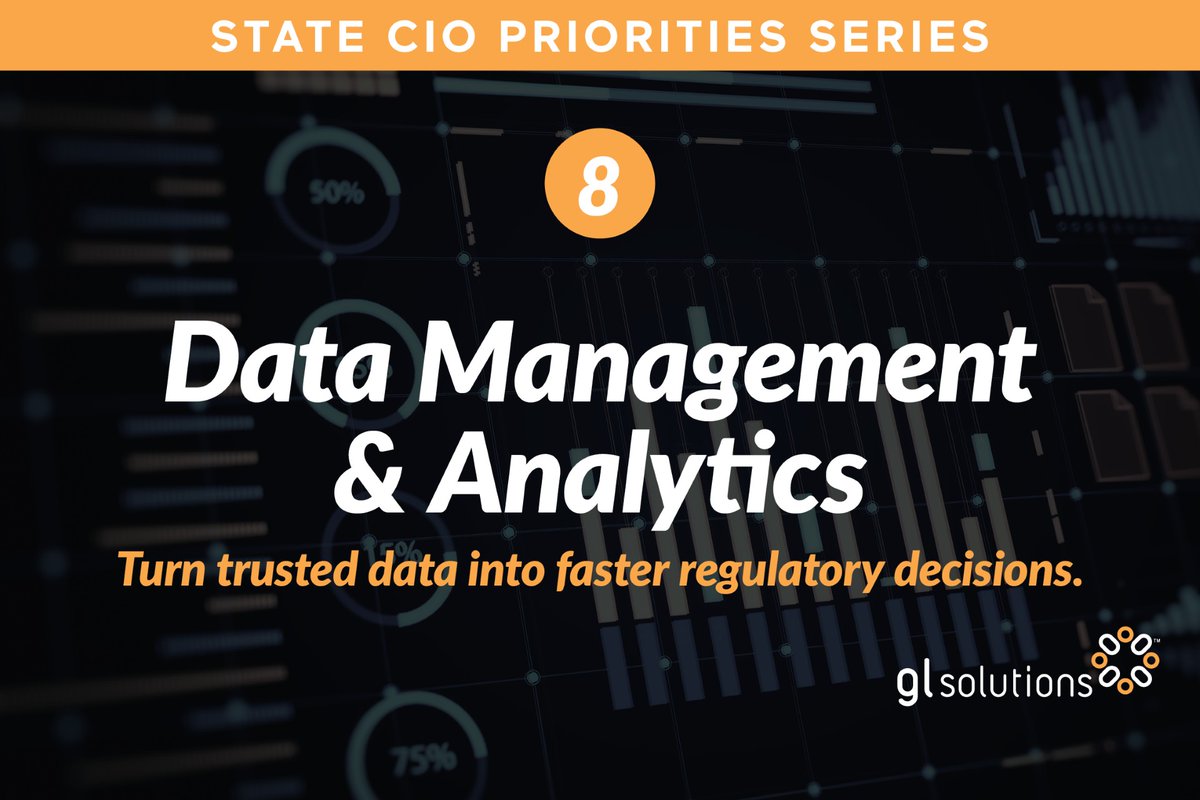 GLSuite's tweet photo. @NASCIO ranks data management &amp; analytics among its top priorities for a reason: every dashboard, report and AI initiative depends on trusted data. See how agencies turn data into action.
https://t.co/WrxtEXFJ58 https://t.co/UieVI4OkNZ
