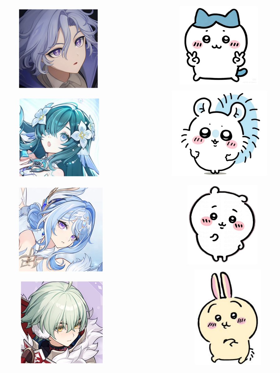 Kzscphdlover's tweet photo. Stell4r as chiikawa characters https://t.co/QWESAyAHGv