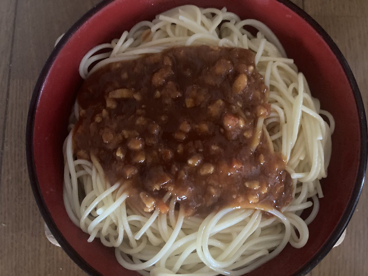 MrKanaemon's tweet photo. ミートスパゲッティ🍝 https://t.co/4NFHk3FBze