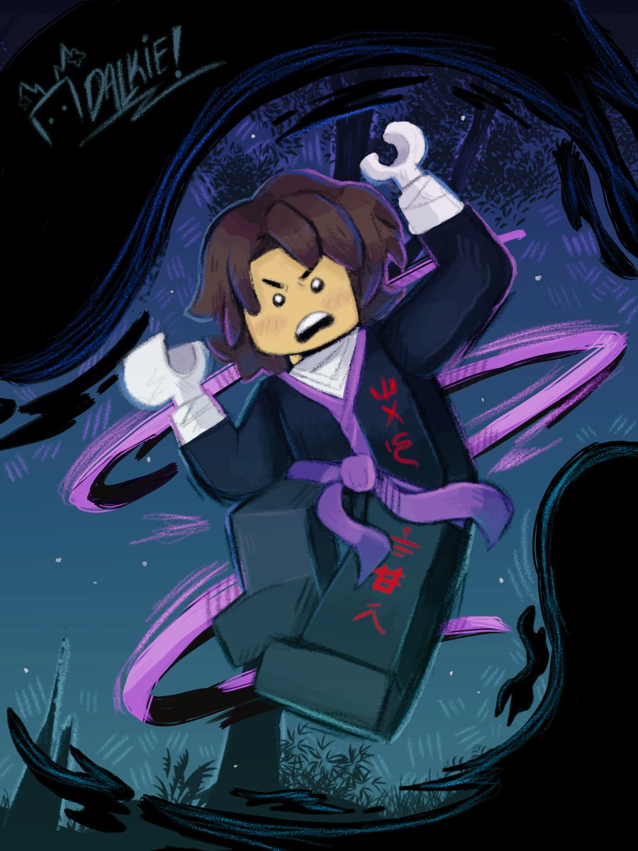 Piroplup's tweet photo. Young Garmadon! 💜 
#ninjago #ninjagofanart #garmadon https://t.co/1ncK9sSli1
