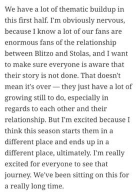 MelleDraws's tweet photo. Okay, Stolitz nation, let's stay positive! Let's remember what Viv said recently.  Personally, I see it as: "Relax,they're going to go through a lot of tough stuff, but that doesn't mean it's over for them." They're going to be okay, but they have to go through this process first https://t.co/PmJtLobV4v