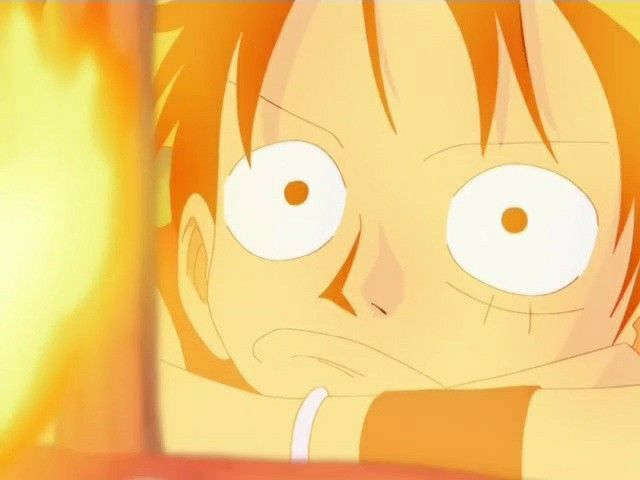 whirlysanji's tweet photo. the way sanji canonically put that bracelet on luffy's arm so he would look more fashionable and he wore it through all of skypiea 😭 https://t.co/tD91KJdIpk