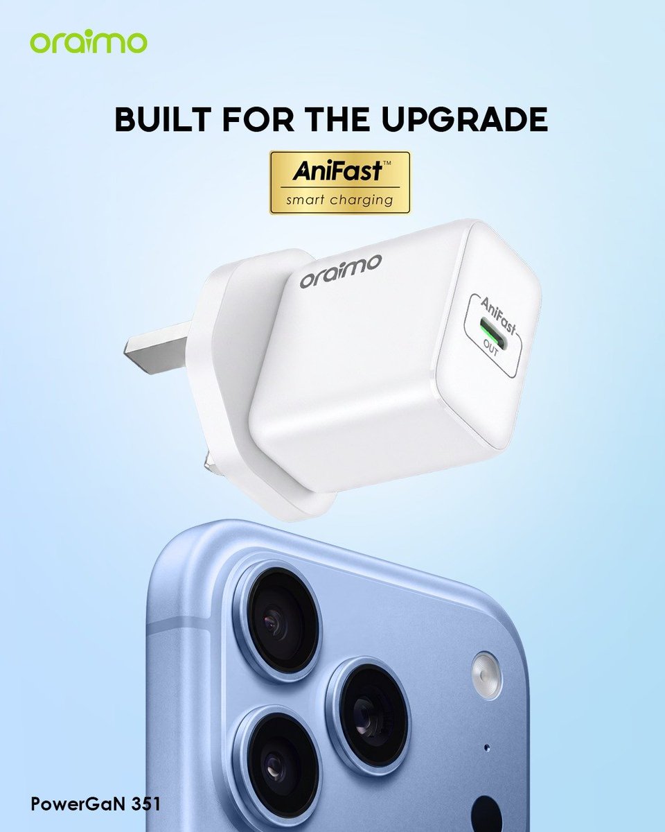 MuneneODG's tweet photo. AniFast does more than advertise fast charging. It recognizes your device in 0.1 seconds and manages power intelligently throughout the charging process, helping your iPhone 18 get power efficiently and safely. #BestIphoneFastChargers #TrulyFastTrulySafe. https://t.co/l1xkiSmO3K
