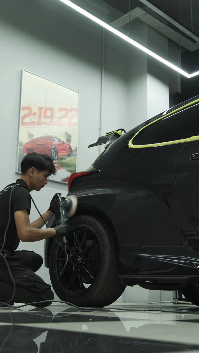 2009Gilberto's tweet photo. Pre-delivery prep done right. This GRMN Yaris was professionally polished and refined before handover, maximizing paint depth, clarity, and gloss for its new owner. Delivered the right way. https://t.co/MtorPqr7y1