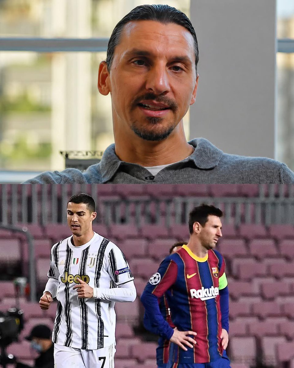 MotivacionesF's tweet photo. 🗣️ Zlatan Ibrahimović: “Ya lo dije y lo repito: SU TIEMPO EN LA CIMA SE ACABÓ.

Messi es la única razón por la que Cristiano Ronaldo sigue jugando. Él sabe perfectamente que, si se retira antes que Messi, no podrá cumplir ese último gran objetivo que todavía persigue: llegar a los 1.000 GOLES.

Al final del día, Lionel Messi siempre será recordado como EL MÁS GRANDE.

Cuanto antes lo acepte, más fácil será afrontar la recta final de su carrera”