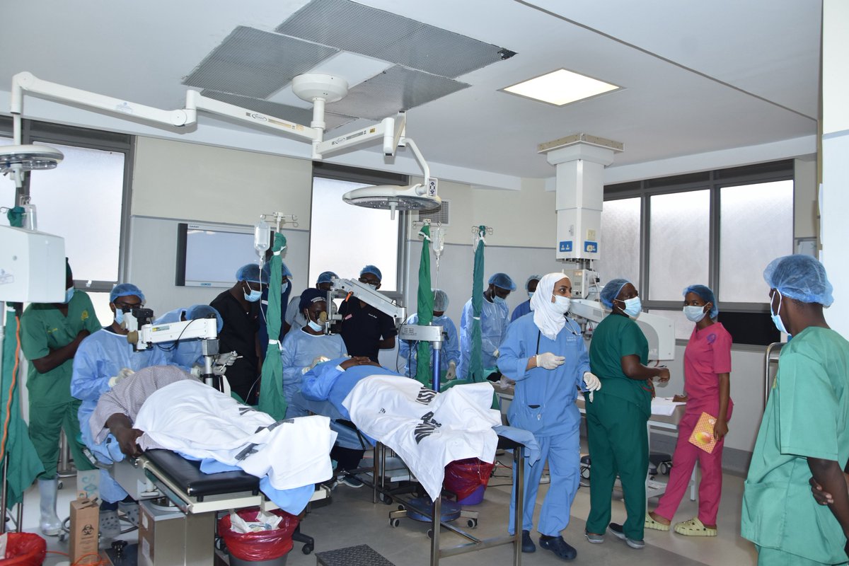 MulagoReferral's tweet photo. Free Eye Camp @MulagoReferral reaches Day 2 with 60 Eye Surgeries successfully performed, including 10 cataract surgeries. 

The camp is providing advanced, specialised eye care to children & adults, while helping clear the backlog of patients who have been waiting for essential surgical services.

The partnership between @MulagoReferral & the Association of Surgeons of Uganda (ASOU) has strengthened surgical capacity, bringing together a multidisciplinary surgical team and support staff to deliver quality care.

By providing the procedures free of charge, the camp is also easing the financial burden on patients, some of whom could have spent up to UGX 5 million on private treatment.

For beneficiaries, this is more than surgery it is a chance to restore vision and improve their quality of life.

#FreeEyeCamp #MulagoHospital #ASOU #CataractSurgery #RestoringSight