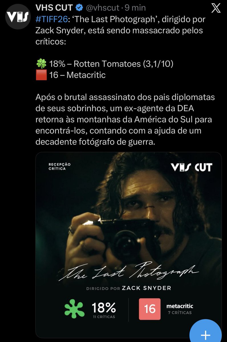 hellmeister22's tweet photo. @GuiMFelix Enquanto isso Zack Snyder… https://t.co/Qe8oURLwQA