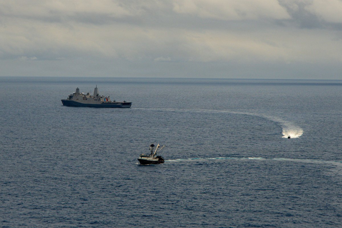 The24MEU's tweet photo. Continuous Presence

On Sept. 7, 2026, Marines with #lcf24, launched from the USS San Antonio to conduct a Maritime Interdiction Operation in the Eastern Pacific Ocean.

U.S. forces are deployed to #southcom area of responsibility to disrupt illicit   drug trafficking. https://t.co/ZRhc1jnFUJ