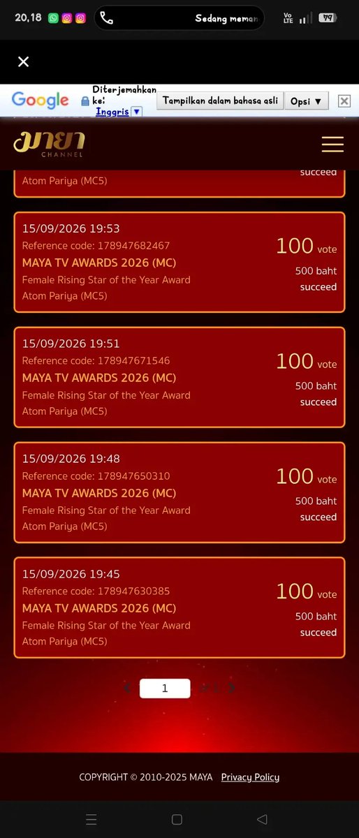 ViraRam53966287's tweet photo. We give a little encouragement to atom, and hopefully this will help atom to win... Thank you also to friends in our group who have donated in this vote, hopefully happiness Accompanying us all. https://t.co/1AkeBblqxq