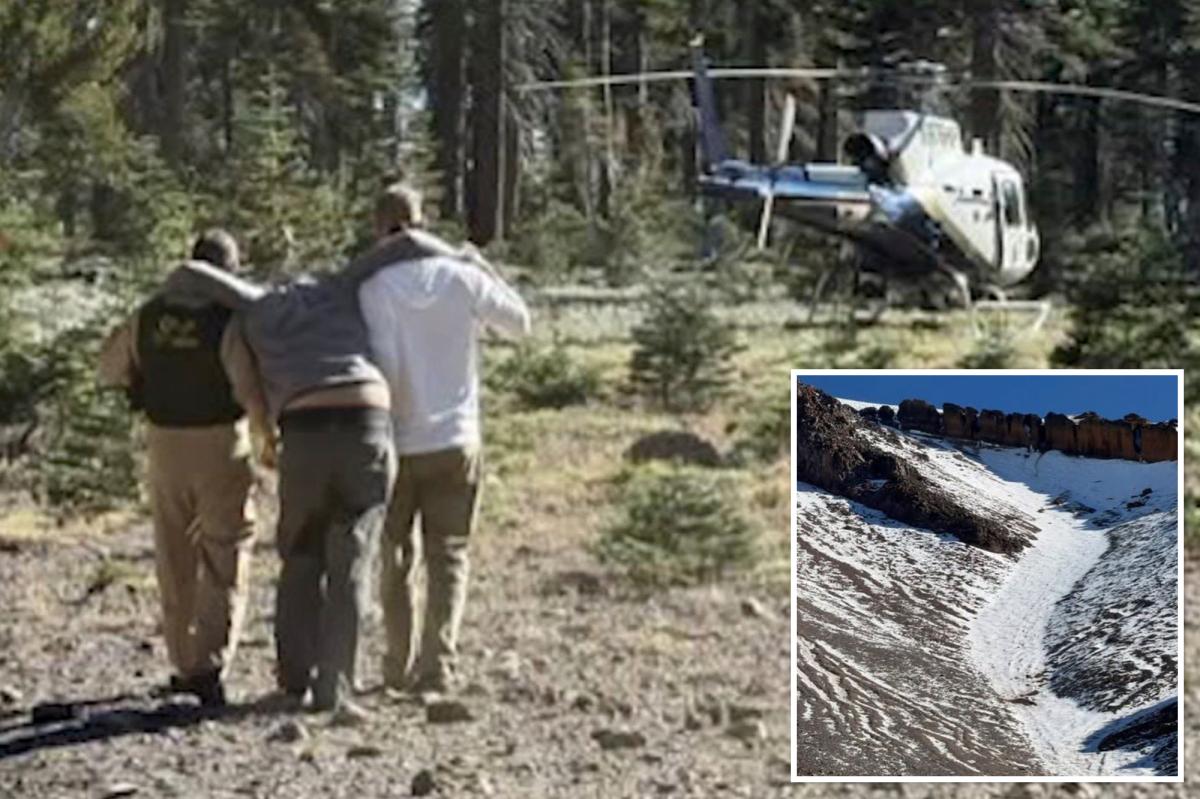 nypost's tweet photo. San Jose climber plummets 500ft down notorious Mount Shasta before crawling to remote cabin https://t.co/FICpsR5WbA https://t.co/rvj08iai9j