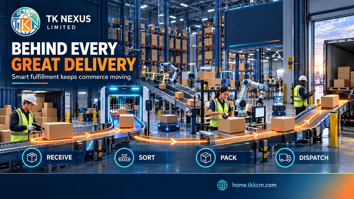 TKN_2026's tweet photo. Every great delivery starts with a smarter process. 📦

From receiving and sorting to packing and dispatch, TK Nexus Limited connects each stage of fulfillment to help keep global commerce moving.

#TKNexusLimited #SmartFulfillment #Ecommerce #DigitalOperations https://t.co/pLAqAf2wce