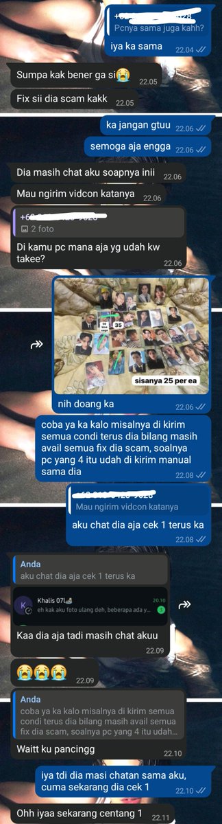 thismartin_'s tweet photo. 9. di sini aku kaget karena yang dia titip pc-nya untuk dilelang itu sama yang aku take pc di dia,di sini aku coba untuk positive thinking ya bisa aja itu, dia bilang kalau ada pc mingyu yang udah di take, karena aku kaget jadinya aku langsung spam chat dia. https://t.co/fTm57X04om