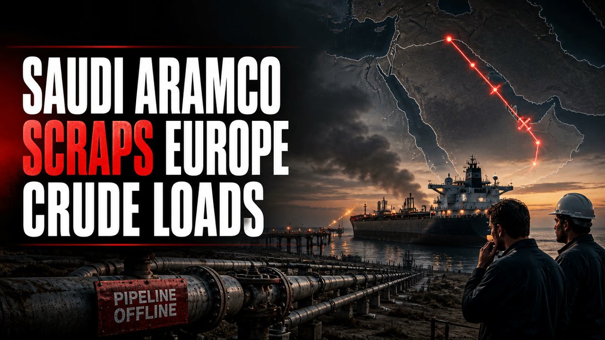 EndTimeHeadline's tweet photo. ⚠️ SAUDI CRUDE TO EUROPE IS BEING SCRAPPED: Aramco has canceled or delayed late-September cargoes after the 7-million-barre.
More details below ⬇️
#EndTimeHeadlines
https://t.co/dvRelwKKG3 https://t.co/2Xosnogn2o