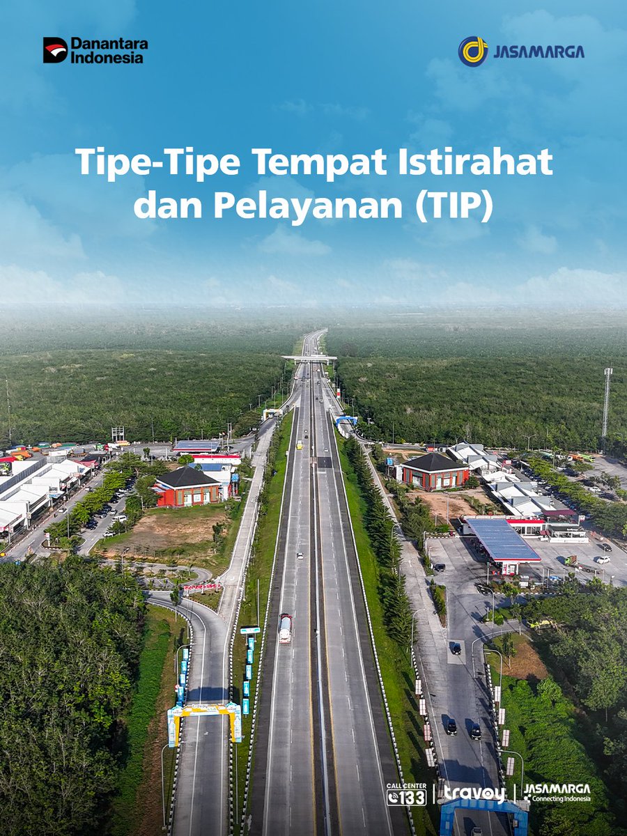 jmnusantara's tweet photo. Siapa yang baru tahu kalau Tempat Istirahat dan Pelayanan (TIP) ternyata punya beberapa tipe? 👀

Mulai dari tipe A, B, hingga C, masing-masing memiliki fasilitas yang berbeda. https://t.co/M7iNo7d4V1
