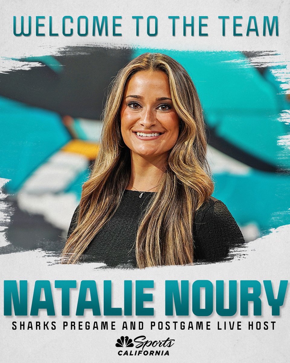 NBCSSharks's tweet photo. “This is a once-in-a-lifetime shot."

@NatalieNoury joins NBC Sports California as the host of live gameday coverage of the Sharks 👏

Read here: https://t.co/SCjYtvzsSL https://t.co/hpkYbFAPsG
