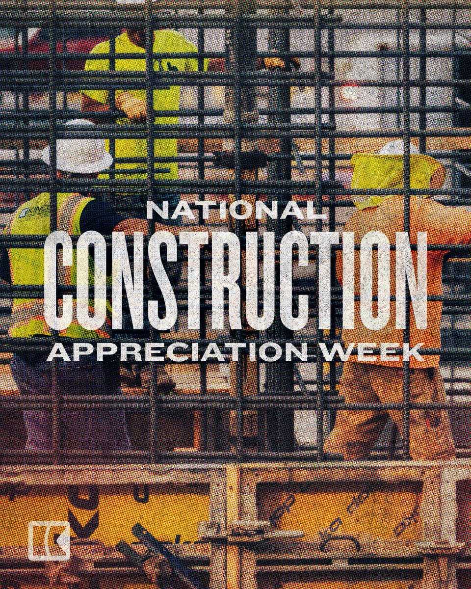 KincoBuilds's tweet photo. The work of construction professionals touches our lives each day! This week, we celebrate the skilled men and women who build the spaces where we live, work, play and gather.

Know someone in the construction industry who deserves recognition? Give them a shout-out! https://t.co/9JTnij0Tpx