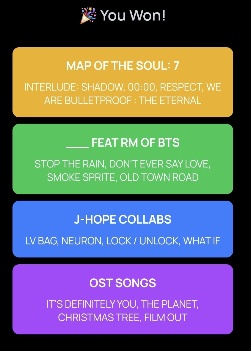 _Dark_Pluto's tweet photo. BCD Game September 16, 2026
Heardle: Answer : Love Myself
Film out: Running Wild Official MV
Blue&Grey: MAZES
So4more:
TakeTwo: These are the pc but the places are not the same for everbody
#bcdapp
#bcdheardle
#filmout
#blueandgrey
#So4more
#TakeTwo https://t.co/Wi4HmOIc4h