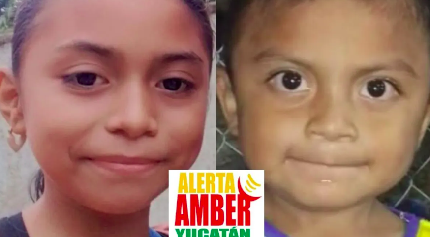 AztecaNoticias's tweet photo. #AlertaAmber en Yucatán 

Hermanitos Fernanda Monserrat y Jonathan Miguel están desaparecidos. 

Fueron vistos por última vez en el municipio de Sotuta en compañía de su padre. Su búsqueda es urgente 

¿Has visto a estos niños? https://t.co/5Vn14l50uM https://t.co/tx1XdeyA2N