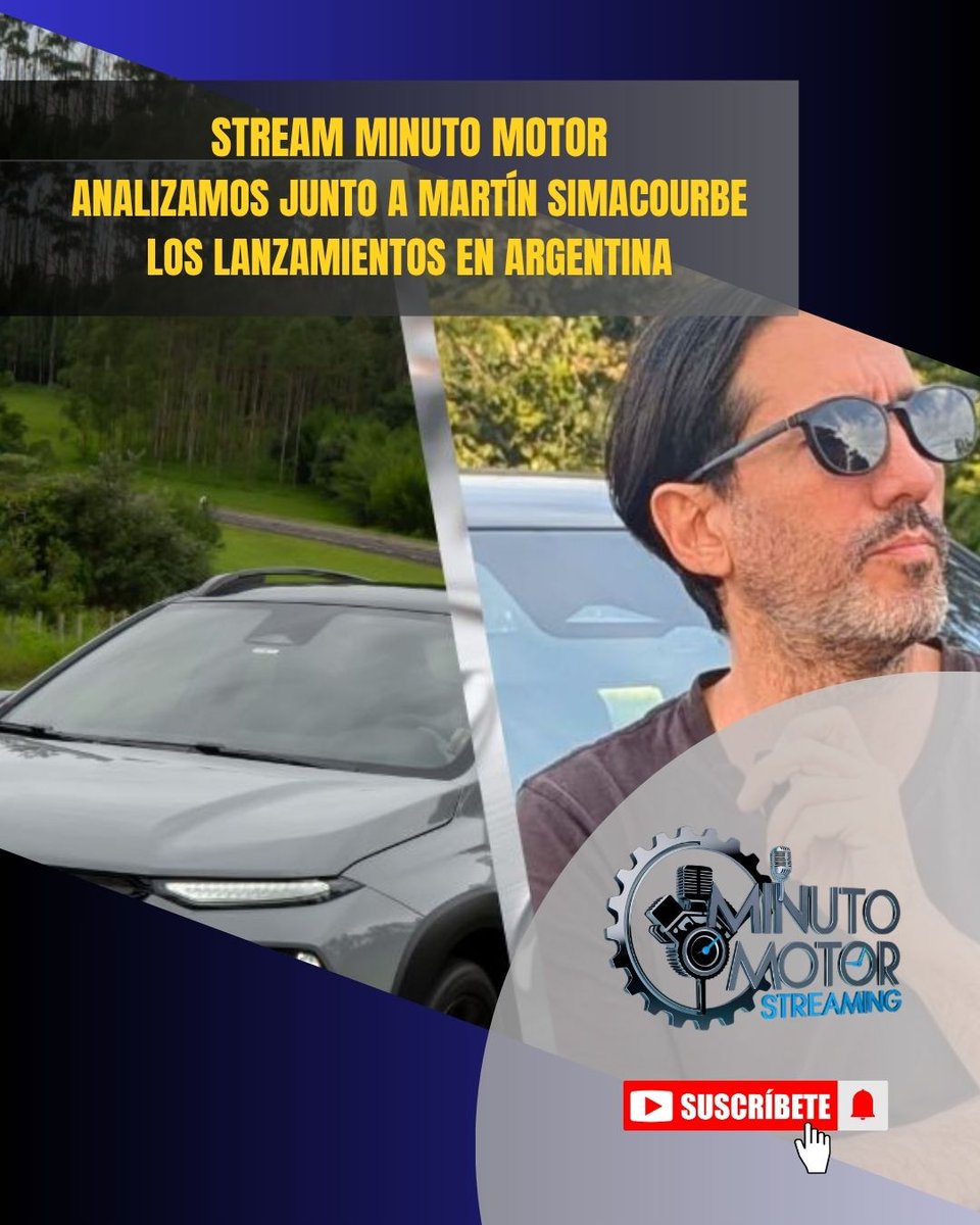 skadikmty's tweet photo. This week on Minuto Motor, we spoke with Martín Simacourbe from Autoweb about the latest automotive industry trends, the market, and the sector’s future. https://t.co/smsi57gVC9