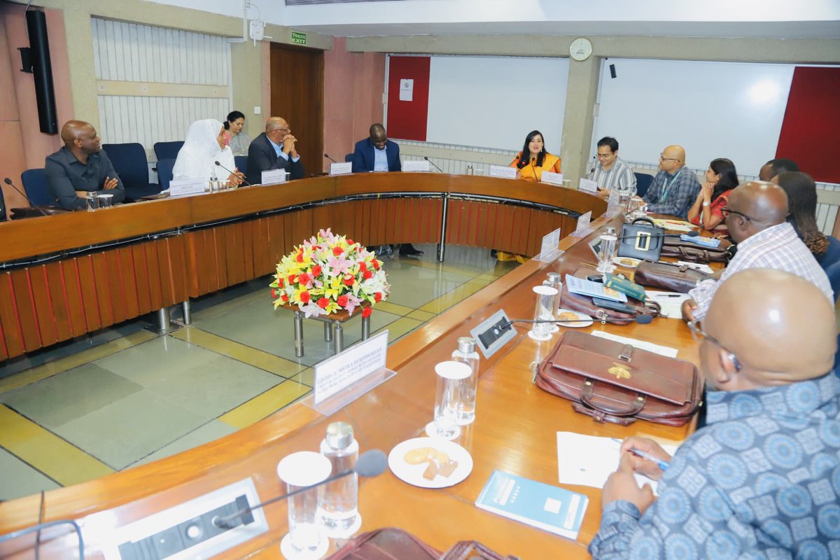 BansuriSwaraj's tweet photo. Addressed high level parliamentary delegation Led by Former Deputy PM Hon. Dr. Dotto Mashaka Biteko from the National Assembly of the United Republic of Tanzania on ‘Parliament in Indian Policy’ today at the Parliament Library Building.

The interaction offered an opportunity to share perspectives on India’s parliamentary traditions, the role of Parliament in policy making and the functioning of our democratic institutions, while also learning from the experiences of our Tanzanian counterparts.

Democracy flourishes through dialogue. When institutions learn from one another, they deepen mutual understanding and strengthen the bonds of friendship and cooperation between nations. 

#IndiaTanzania