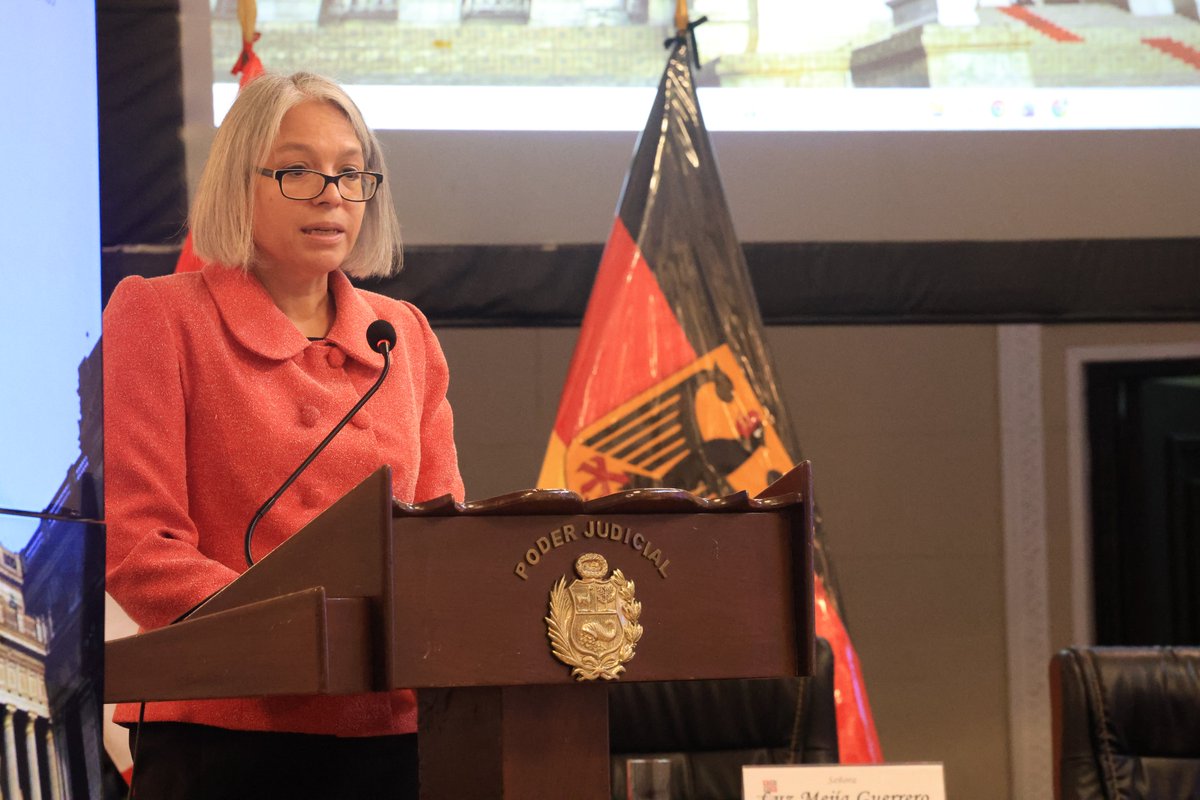 MESECVI's tweet photo. 2/4 El encuentro contó con intervenciones de la jueza suprema Elvia Barrios Alvarado; Nicole Maldonado, jefa de Cooperación Alemana para el Desarrollo de la Embajada de Alemania; y Alfonso Wieland, director de International Justice Mission Perú @ijmlatam. https://t.co/Oc3oyRINDi