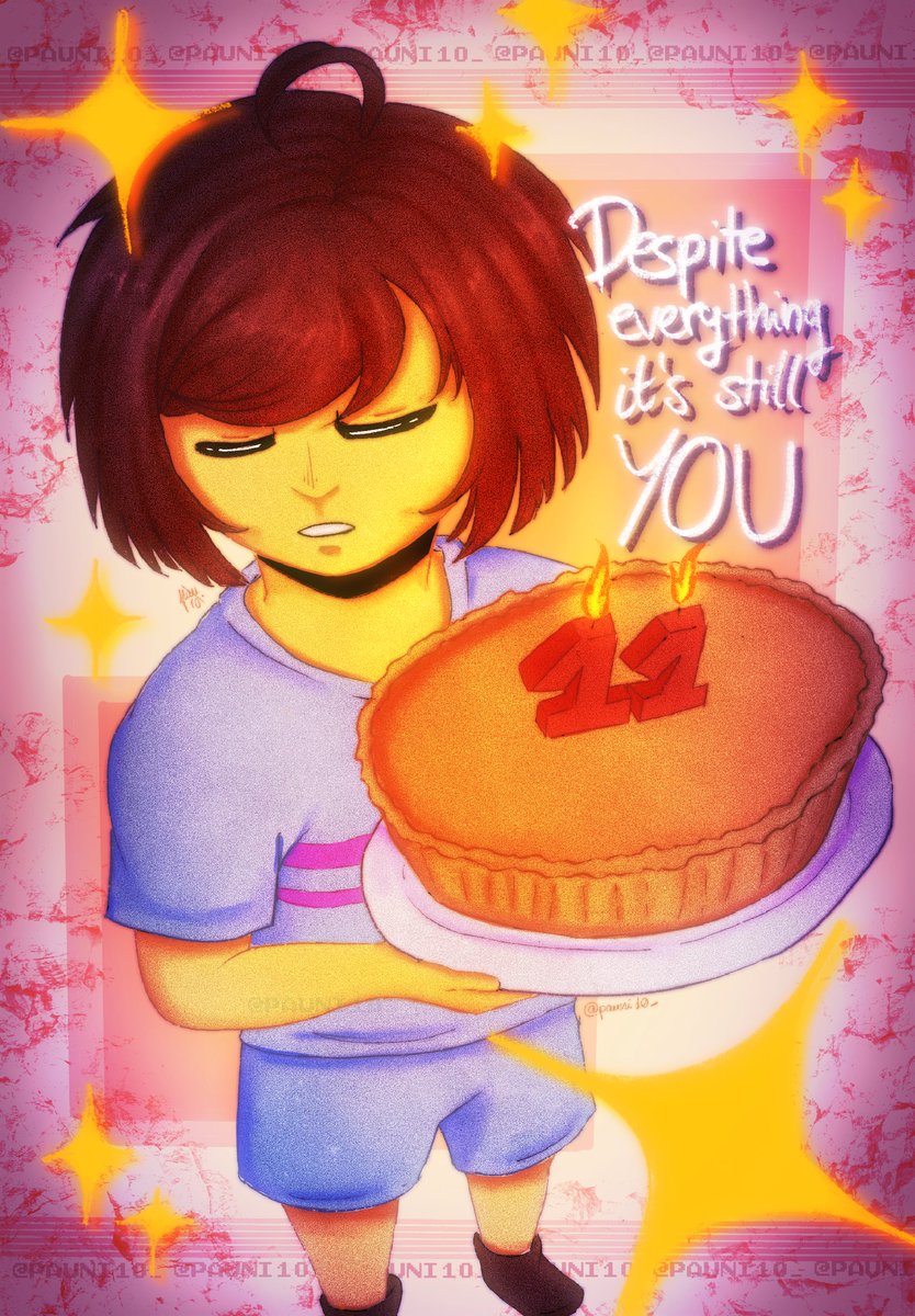pauni10_'s tweet photo. HAPPY UNDERTALE 11TH ANNIVERSARY‼️‼️

#undertale #digitalart https://t.co/ccpXZWDXYc