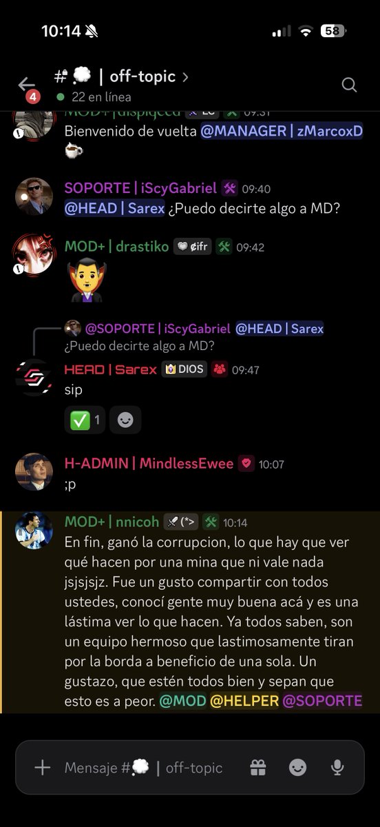 aniversariodios's tweet photo. #staffdelmes
#diosesmc
@DiosesMcOficial 
@vegetta777 

Increible aniversario del servidor mas corrupto de todos, diosesmc!!! Entonces para entrar al staff necesito ser solamente una mujer que se regala en su Instagram? iaritzel digo digo https://t.co/TrUV1HSg4z
