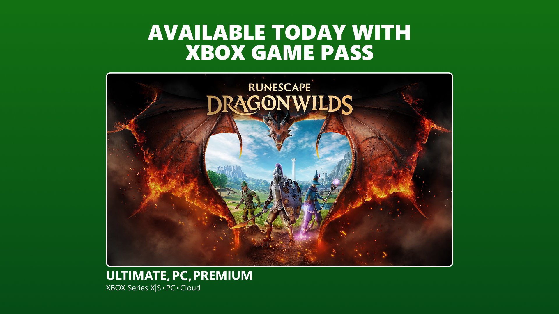 RuneScape: Dragonwilds Available on Game Pass