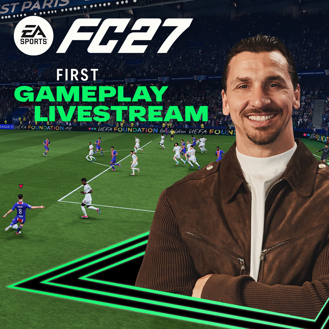 EASPORTSFC's tweet photo. Your first taste of what’s next.

The #FC27 World Premiere is live, with an exclusive look at gameplay.

Tune in now: https://t.co/gxPKyaKlaA https://t.co/D11Hhge2tD