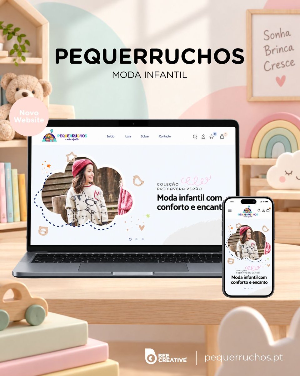 beecreative_pt's tweet photo. Os miúdos crescem depressa. A Pequerruchos também. 👀

Desenvolvido pela BEE CREATIVE.
Uma solução de e-commerce com design responsivo, pensada para proporcionar uma experiência simples e consistente em desktop e mobile.

🌐 https://t.co/Rz64QIbzQO https://t.co/HT3r0POMyd