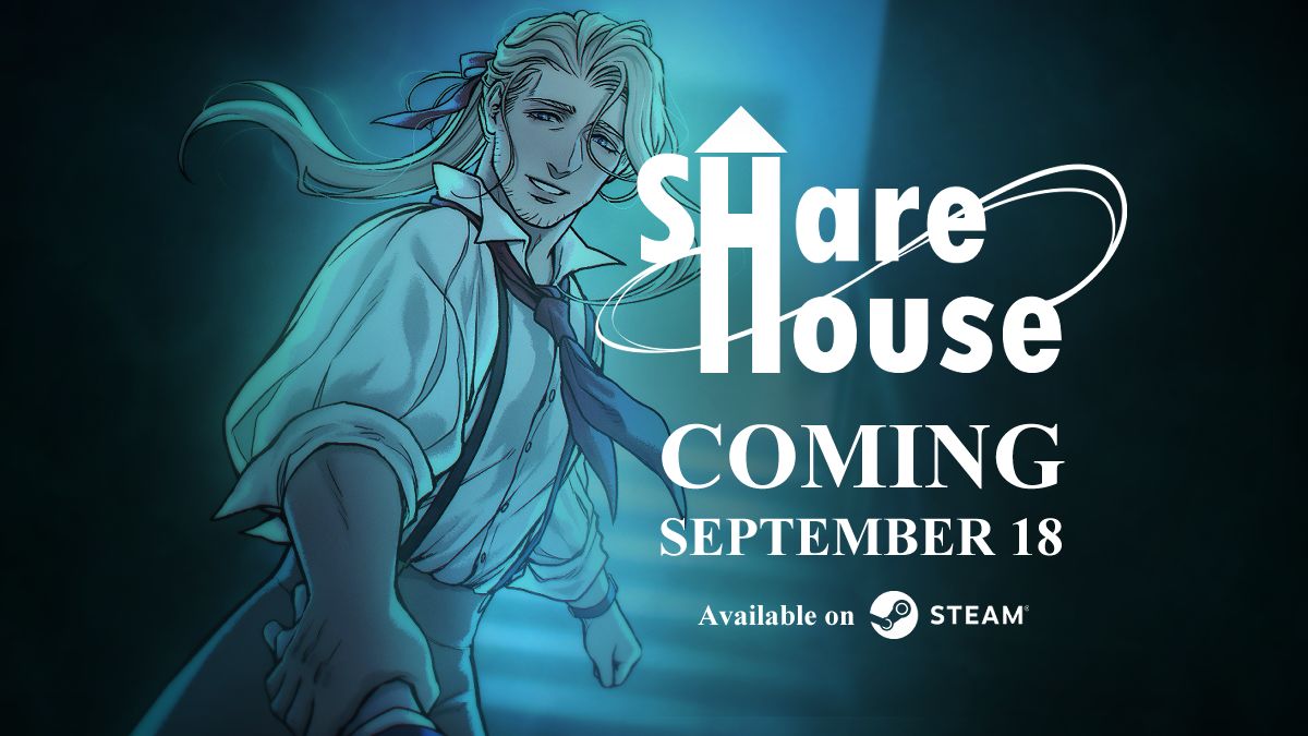 teamnyxian's tweet photo. THE DATE IS SET  ‼️ 
 
SHAREHOUSE is coming to Steam on SEPTEMBER 18

The door is almost open.
Are you ready to move in?

#IndieGame #VisualNovel #Steam #VNdev https://t.co/srjbnSdxv9