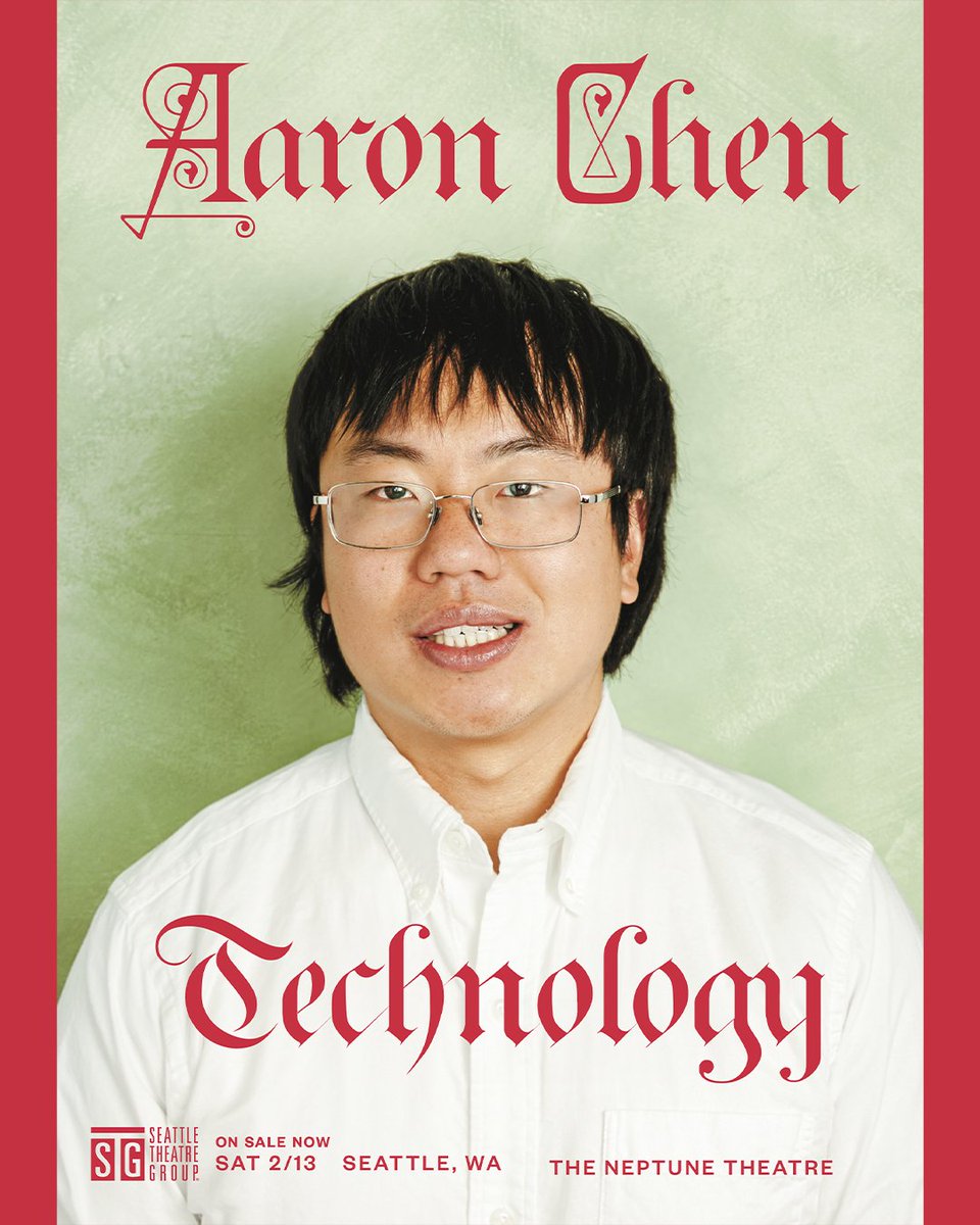 stgpresents's tweet photo. JUST ANNOUNCED: Comedian Aaron Chen is live at The Neptune Theatre on Saturday, Feb. 13! Tickets go on sale this Friday at 10am at https://t.co/FQWA3SMLZ2. https://t.co/s0DqjMm4ZW